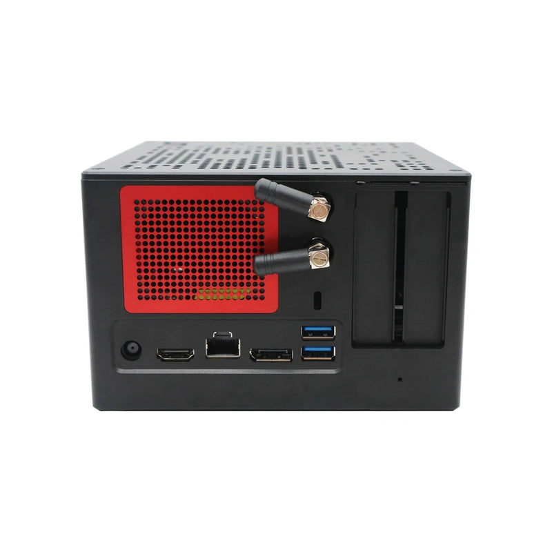 Eglobal diy gaming pc intel core 10th i7 10700t i9 10900t desktop cpu windows 11 mini itx computador hdmi2.0 dp1.2 4k display htpc