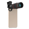 Apexel-lente monocular universal, zoom de 18x25, lente hd óptica para telefone celular, observação da pesquisa, 18x, com tripé para smartphone