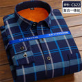 2025 outono inverno masculino manga longa camisa xadrez grosso quente casual camisas macias moda bussiness topos roupas tamanho grande 4xl