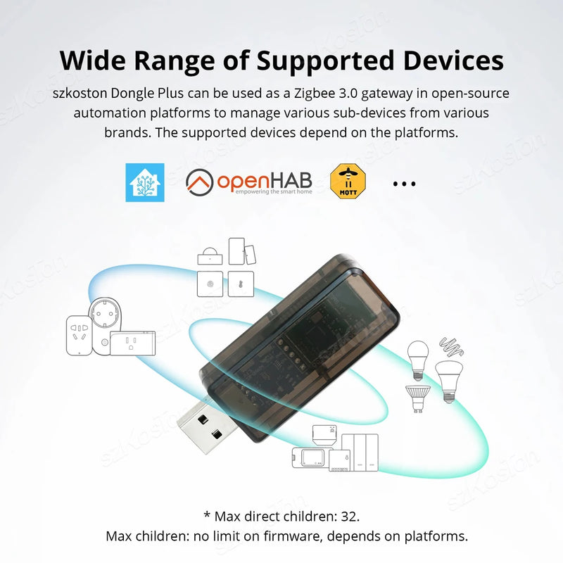 Efr32mg21 zigbee 3.0 usb dongle mais universal open source zigbee gateway funciona com assistente em casa openhab zigbee2mqtt zha ncp