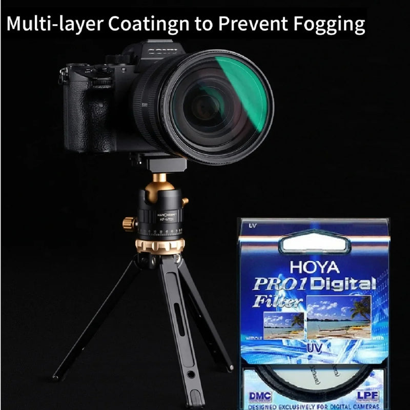 Hoya filtro uv dmc pro 49 52mm 55mm 58mm 62mm 67mm 72mm 77mm 82mm quadro fino digital multi revestido anti-reflexo filtros de luz azul