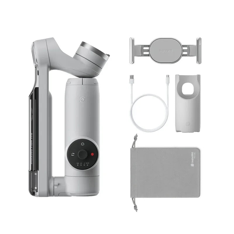 Insta360 Flow Pro Smartphone Estabilizador Portátil, Auto Tracking Phone Gimbal, Estabilização de 3 Eixos Para Iphone Android