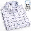 100% algodão oxford masculino listrado camisas xadrez masculino negócios casual de alta qualidade camisa de manga longa para homens camisa de botão S-6XL 7xl