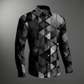 Novel Abstract Men's Holiday Long Sleeve Night Bed, Preto, Azul, Roxo, Casual, Diário, Inverno, Outono, Inverno