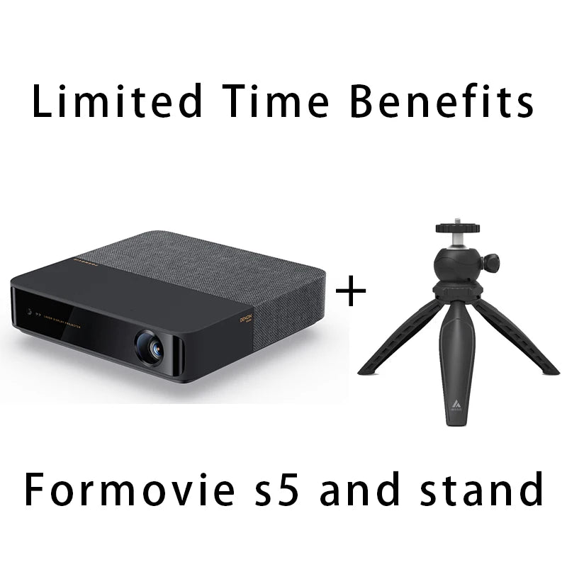 Formovie Fengmi S5 Projetor Laser 1080P FHD MEMC 1100ANSI Lumens Netflix Portátil Home Theater Ao Ar Livre Bluetooth Smart Beamer