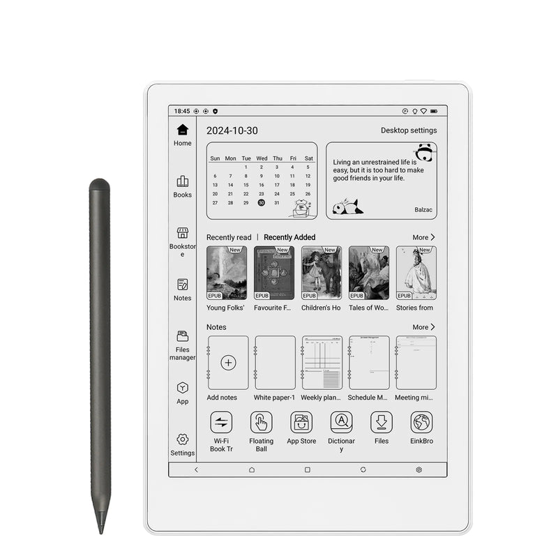 Meebook M8 7.8 "Android 14 Leitor de ebook э Ngaliyayzdemuden книга com google play store e atualização rápida 4G RAM 64GB ROM