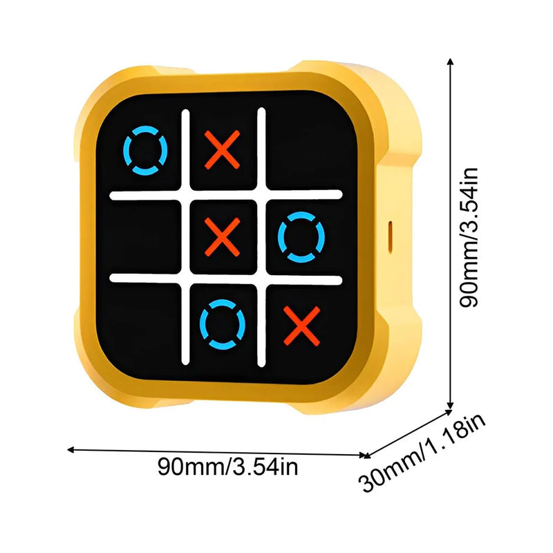 Jogo de xadrez multifuncional para crianças, brinquedos infantis, jogo de tabuleiro portátil portátil, presentes infantis, TAC-TOE Bolt, 3-1pcs