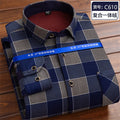 2025 outono inverno masculino manga longa camisa xadrez grosso quente casual camisas macias moda bussiness topos roupas tamanho grande 4xl