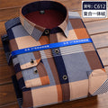 2025 outono inverno masculino manga longa camisa xadrez grosso quente casual camisas macias moda bussiness topos roupas tamanho grande 4xl