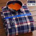 2025 outono inverno masculino manga longa camisa xadrez grosso quente casual camisas macias moda bussiness topos roupas tamanho grande 4xl