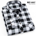 100% algodão camisa xadrez dos homens de flanela ajuste fino primavera outono masculino marca casual camisas de manga comprida macio confortável 4xl