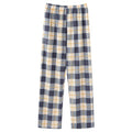 Pijama xadrez de algodão masculino, calças compridas para dormir, casual, solto, loungewear, aconchegante, macio, respirável, roupa de dormir