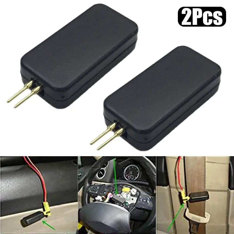 1/2 pçs universal carro srs airbag simulador emulador resistor bypass falhas encontrar ferramenta de diagnóstico saco de ar varredura ferramenta de diagnóstico