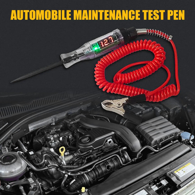 Car Truck Voltage Circuit Tester, Auto 6V 24V, Car Diagnostic Probe Test Pen, Lâmpada elétrica de medição Pen Tools