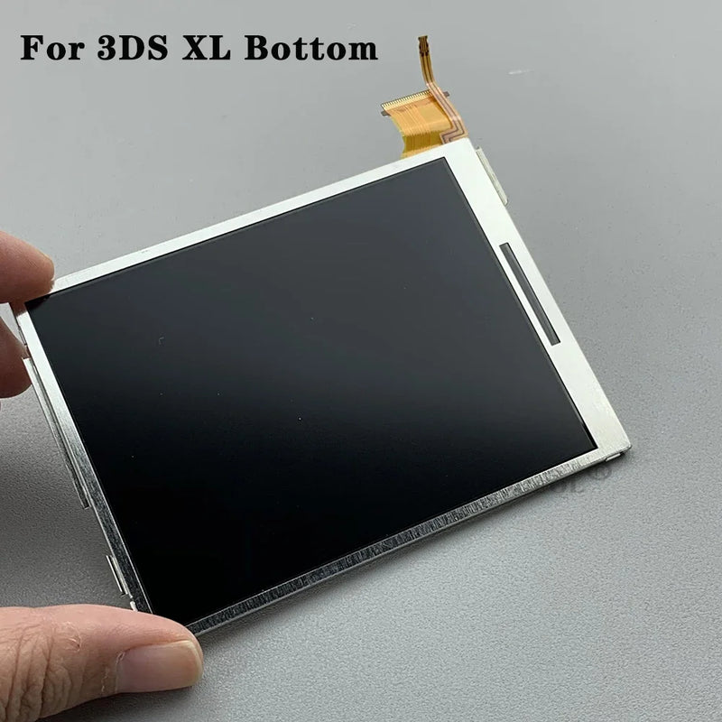 Nova tela lcd para nintend 3ds xl ll superior inferior display lcd acessórios de substituição