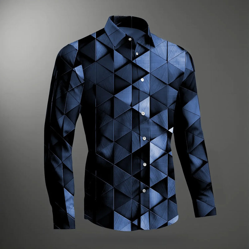 Novel Abstract Men's Holiday Long Sleeve Night Bed, Preto, Azul, Roxo, Casual, Diário, Inverno, Outono, Inverno