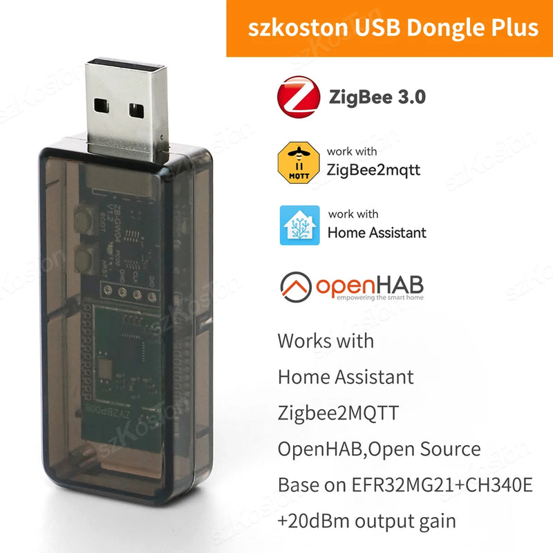 Efr32mg21 zigbee 3.0 usb dongle mais universal open source zigbee gateway funciona com assistente em casa openhab zigbee2mqtt zha ncp