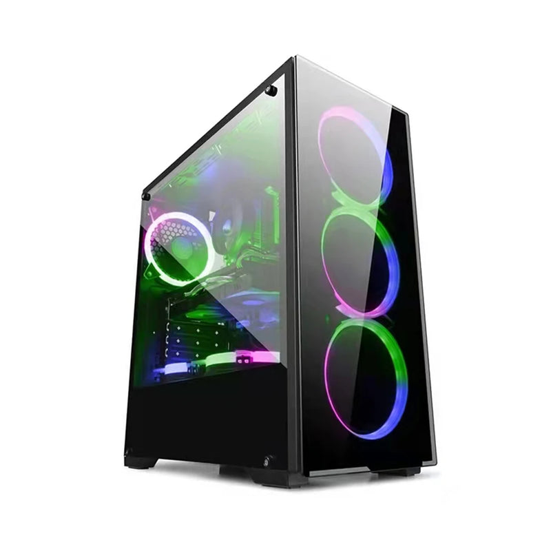 Computador i3 i5 i7 do desktop do escritório do gamer i7 do pc cpu 16gb 8gb ram 256g ssd gtx 7670ti placa gráfica ganhar 10 jogos mini pc