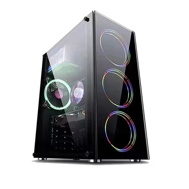 Computador i3 i5 i7 do desktop do escritório do gamer i7 do pc cpu 16gb 8gb ram 256g ssd gtx 7670ti placa gráfica ganhar 10 jogos mini pc